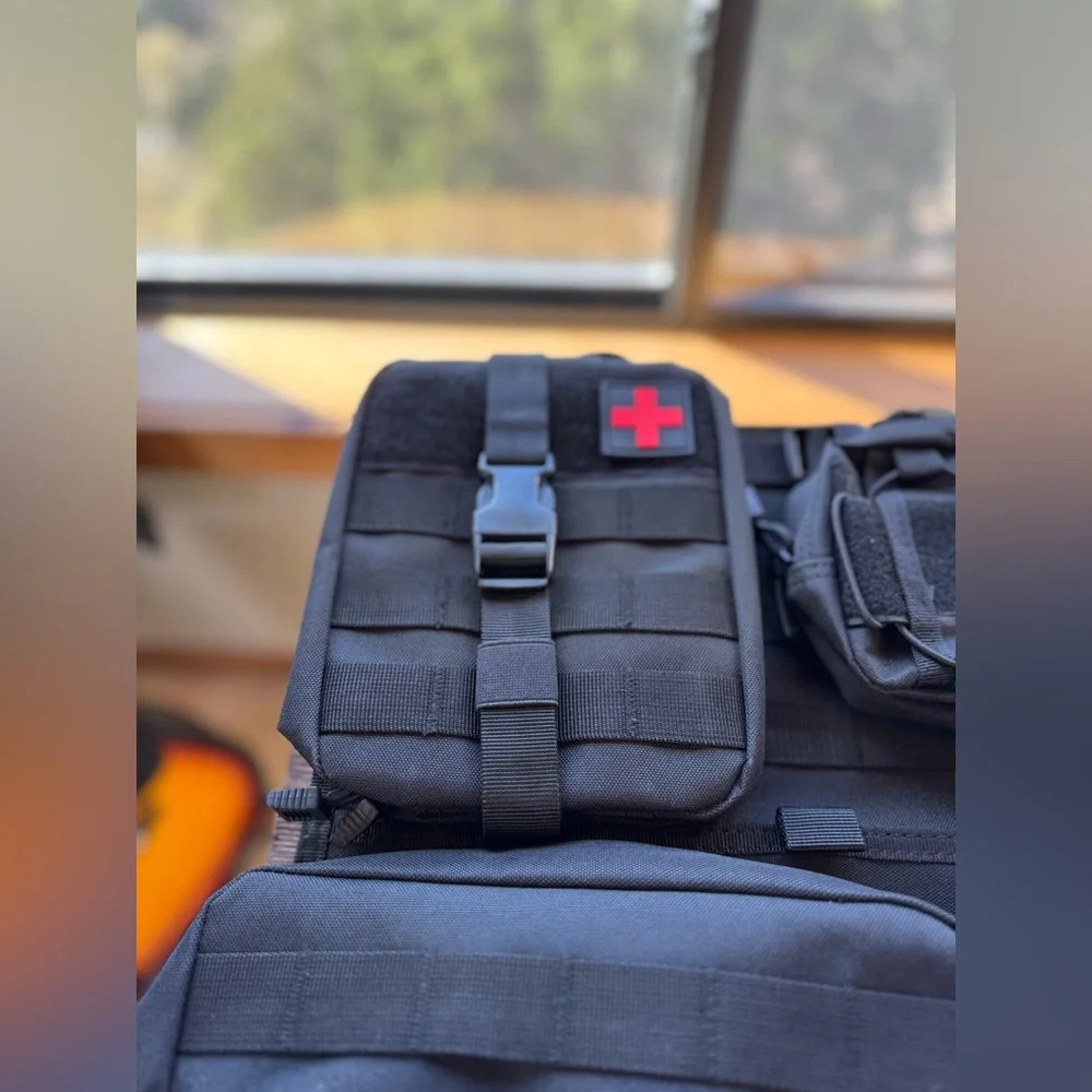 Tactical seat back organizer(Obsidian Black)